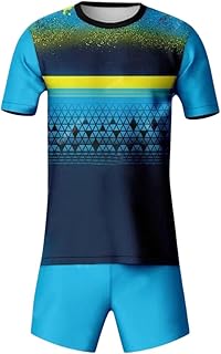 بدلة سباحة مقاومة للماء معالجة ضد للبكتيريا للأولاد، مخطط أصفر، مقاس 14