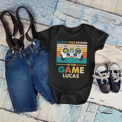 Gearpenguin First Father's Day Outfits Daddy and Baby Boy-Girl Shirt 1st Fathers Day Present for New Dad2