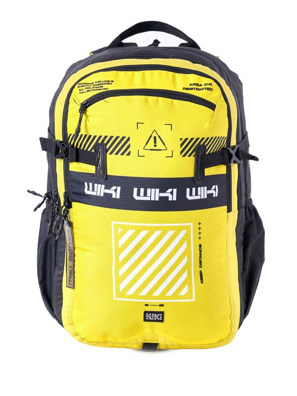 Image of Wiki Stylish Unisex Backpack | Tribe 3 Durable & Lightweight backpack for Men & Women | Backpack for Office, Gym, Travel (40 Litre, Yellow)