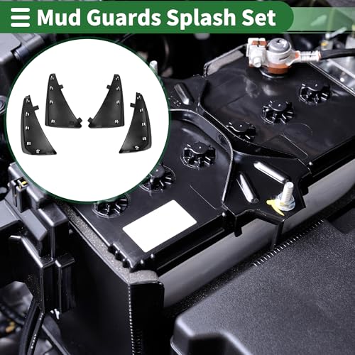 Motoforti Mud Flaps Splash Guards Mud Guards for Chevrolet Corvette C8 2021-2024 W/Mount Accessories by Motoforti - Image 2