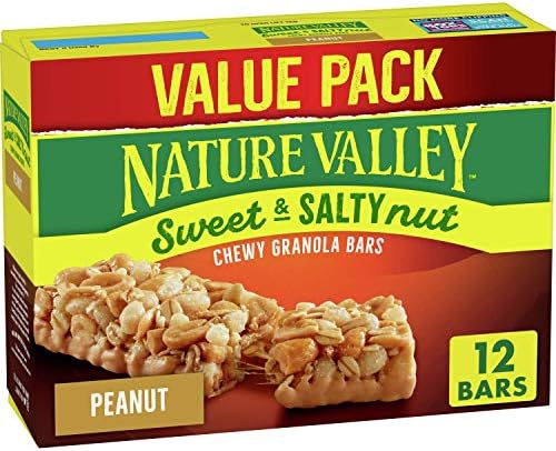 Nature Valley Granola Bars, Sweet and Salty Nut, Peanut, 1.2 oz, 12 ct