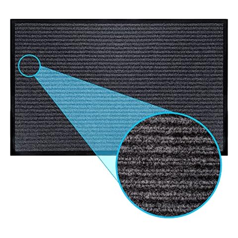 LuxUrux Durable Rubber Door Mat Cover
