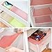 seaped Refrigerator Mats,Can Be Cut Refrigerator Pads EVA Shelf Liners Refrigerator Liners Washable Fridge Mats Drawer Table Placemats/Size 17.69x11.4-Set of 4,Pink