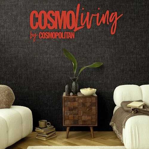 Papier peint intissé de qualité supérieure COSMOPOLITAN texture textile noire et grise 791105 - 7