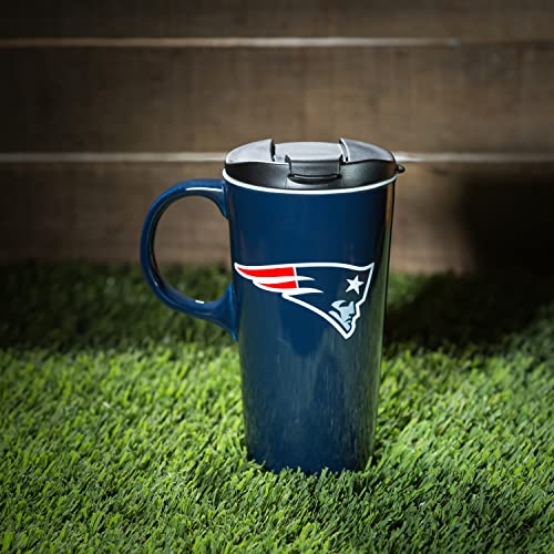 Team Sports America 3CTC013818 New England Patriots, 17Oz Boxed Travel Mug thumb #1