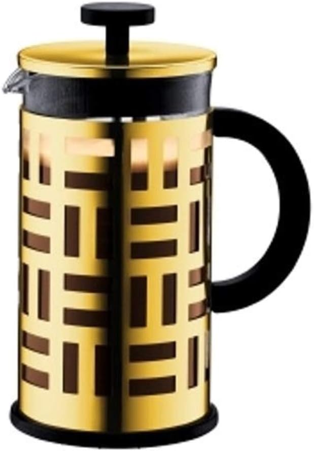 Eileen French Press Coffee and Tea Maker, 34 Oz., Chrome