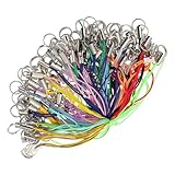 HYTROVE 200 Correas para Teléfono Móvil en Poliéster y Ferro-aluminio, Cordón Corto para Celular Fácil de Colgar, Adecuado para DIY de Fundas y Accesorios Variados Color Color Aleatorio