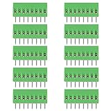 DIANN 10pcs PCB Connectors 8Pin 2.54mm 0.1" Pitch Screw Terminal Block Connector 150V 6A PCB Termina
