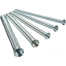 5 Pieces Spring Tubing Benders Kit for Copper Aluminum Thin Wall Steel, 1/4, 5/16, 3/8, 1/2, 5/8