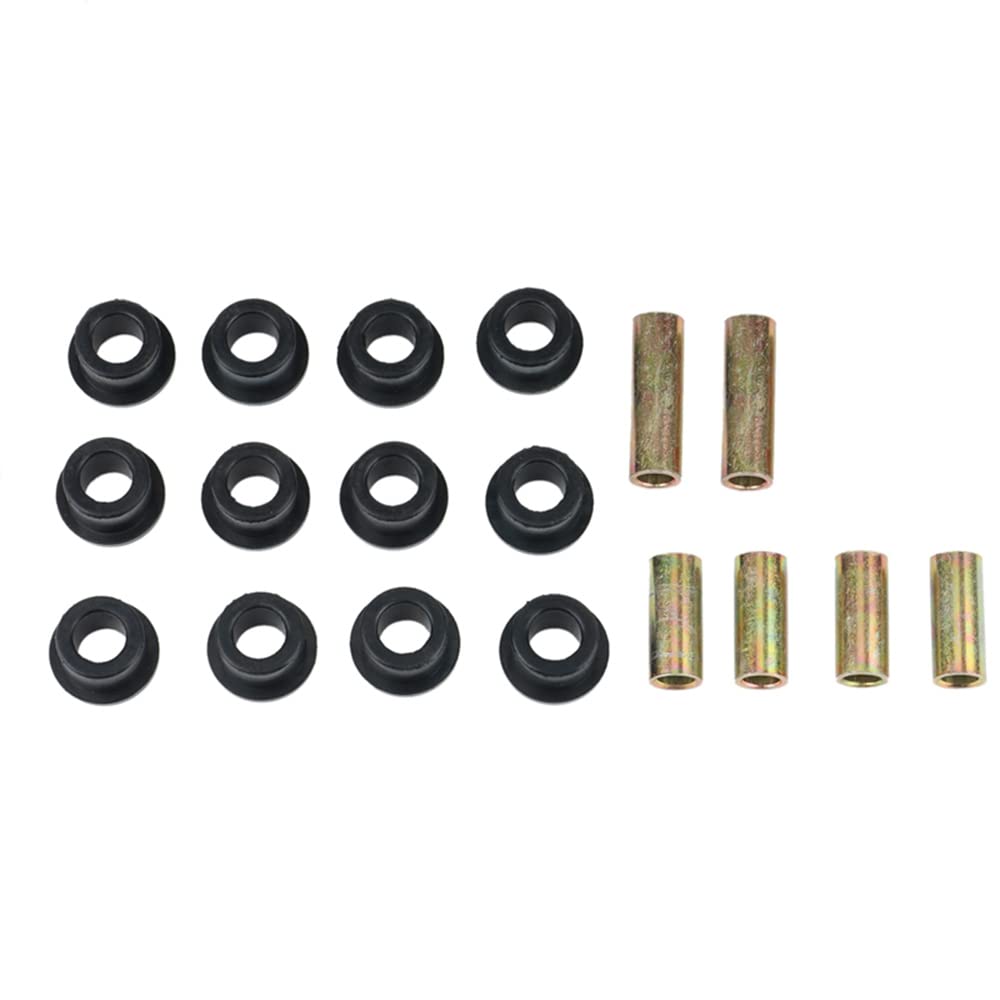 Suspensión de Brazo Delantero Inferior con Resorte Delantero Superior A para Club Car DS Gas Electric 1992-UP Kit de bujes y Manguitos 1016346 Manguito de Bronce 1016349 1016350