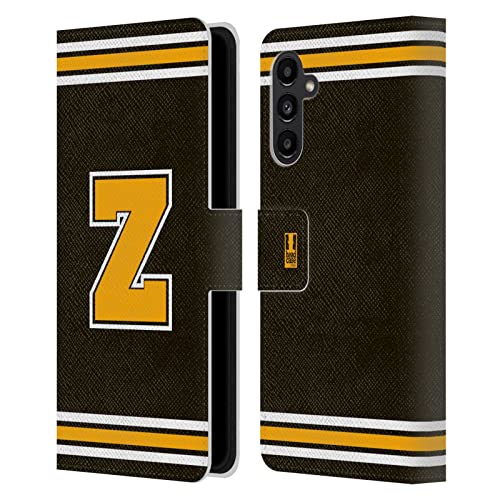 Étui Portefeuille Samsung Galaxy A13 5G Rabat Magnétique Orange Z