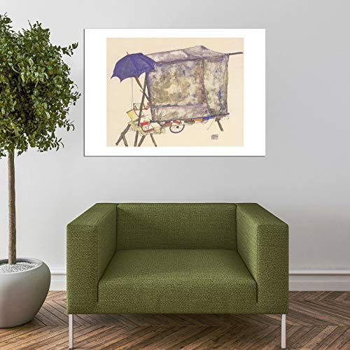 Affiche Egon Schiele Marktstand 1914 en format extra large sans cadre - 8