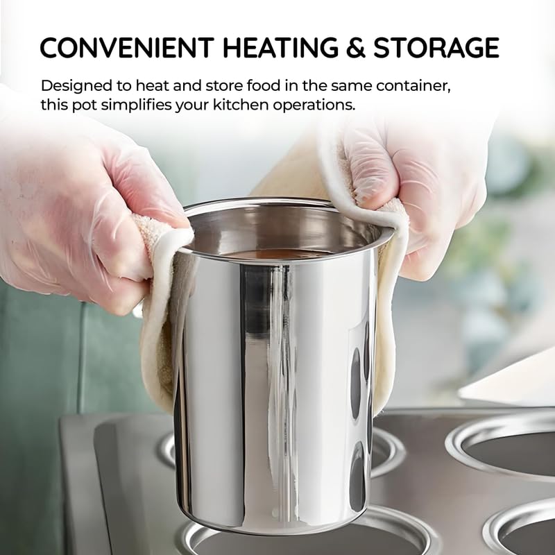 OCS Parts 1.25 Quart Bain Marie Pot with Lid Set | 5.75