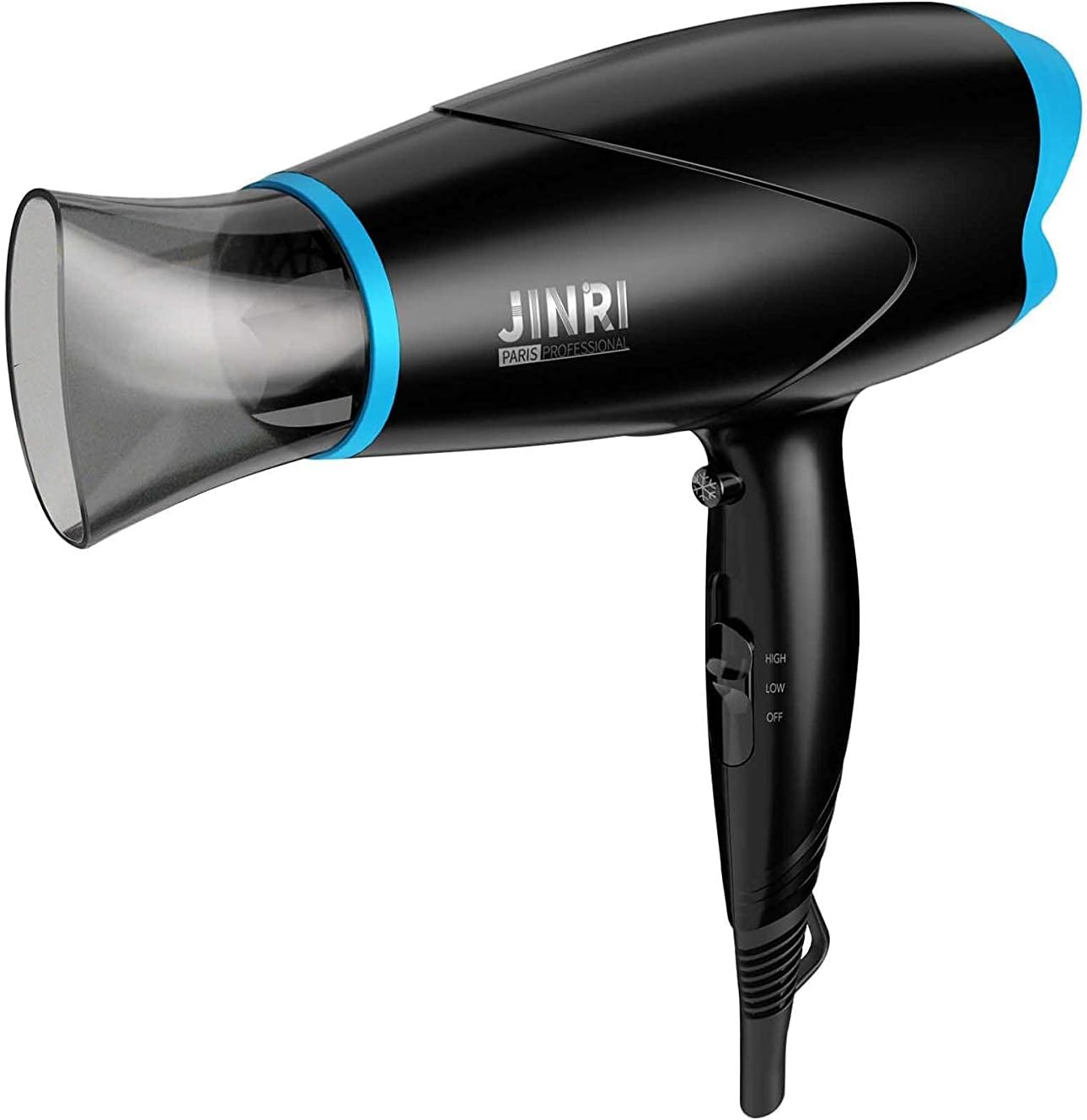 JINRI Professional Salon Ionic Ceramic Sterilization Hair Dryer Blow Dryer with Concentrator, ETL Certified