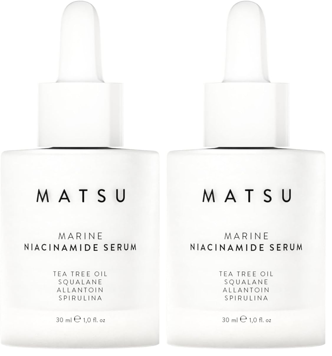 Matsu Professional Marine Algae, Aydınlatıcı ve Güçlendirici Niacinamide Cilt Serumu, 30 Ml (2 paketi)