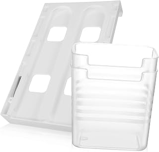 MAGICLULU 2pcs Fridge Organizer Storage Box Bins for Vegetables Fruits and Drinks Shaped Opening for Easy Access to Maximize Refrigerator Space