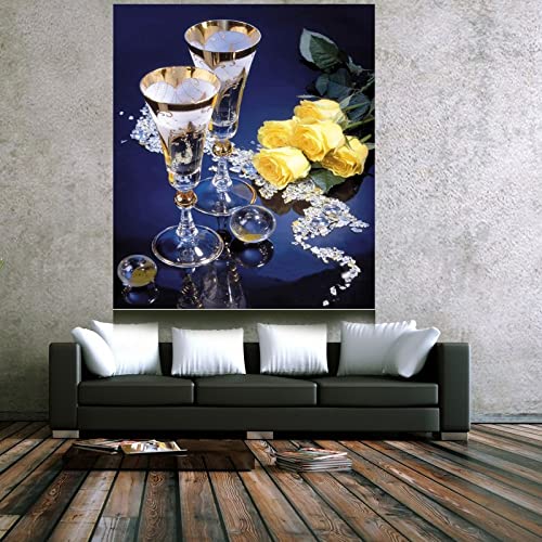 Peinture Diamant 5D DIY Grand Format 70x140cm Strass Point De Croix