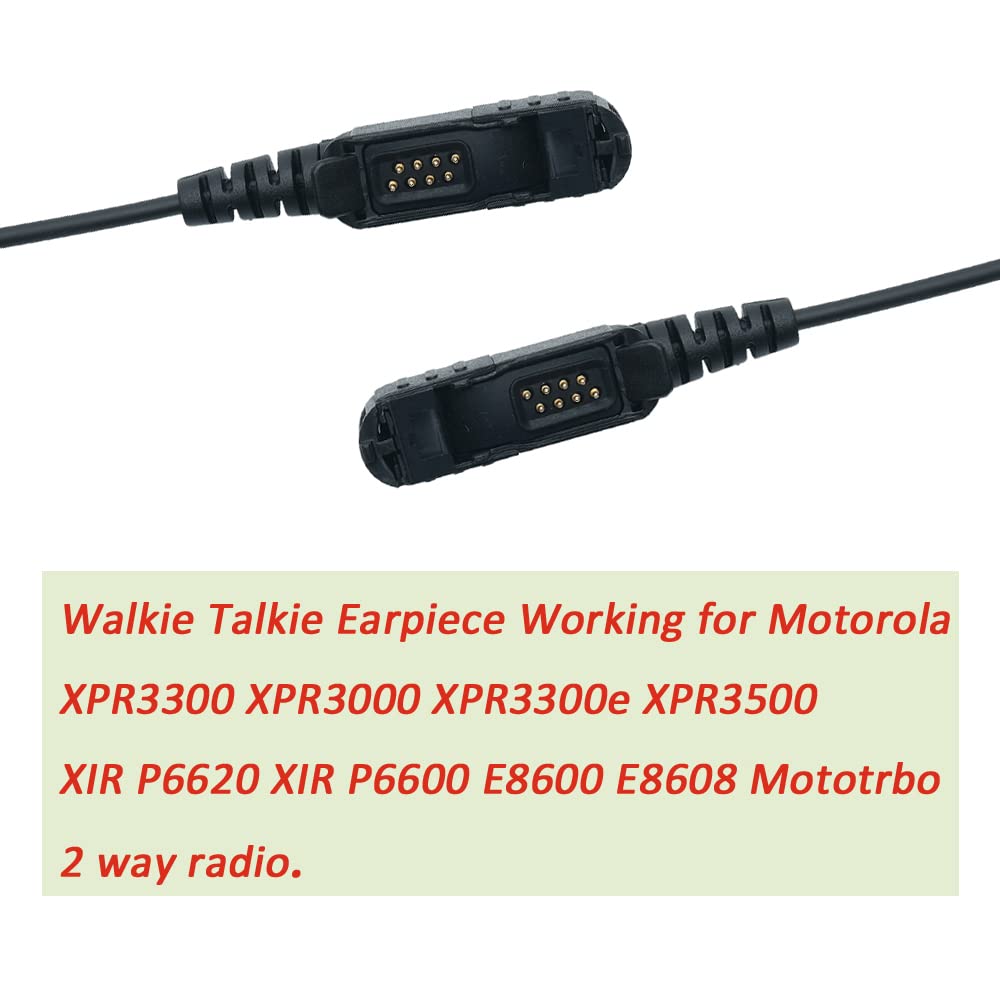 Auricolare Mono Con Jack 3.5mm Per Radio Motorola XPR3300, XPR3500, MTP3550, XIR P6600 - Foto 2