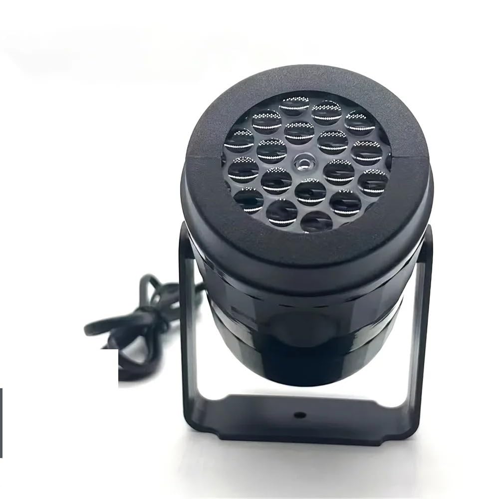 Projecteur Lumineux, projecteur holographique d'halloween, projecteur de fête de Noël en Flocon de Neige, lumières LED rotatives pour scène, éclairage de Jardin extérieur de Vacances du Père