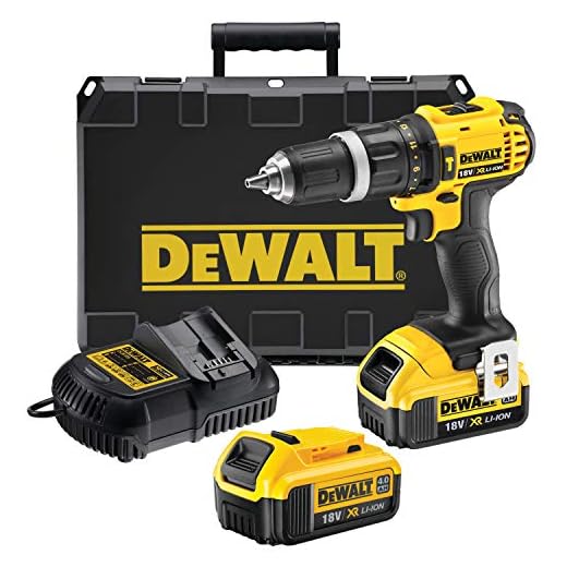 Dewalt DCD785M2-QW DCD785M2 slagborr, 350 W, 18 V, svart, gul, one size