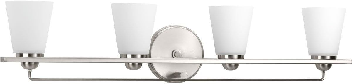 Progress Lighting P300003-009 Flight Bath & Vanity, Brushed Nickel