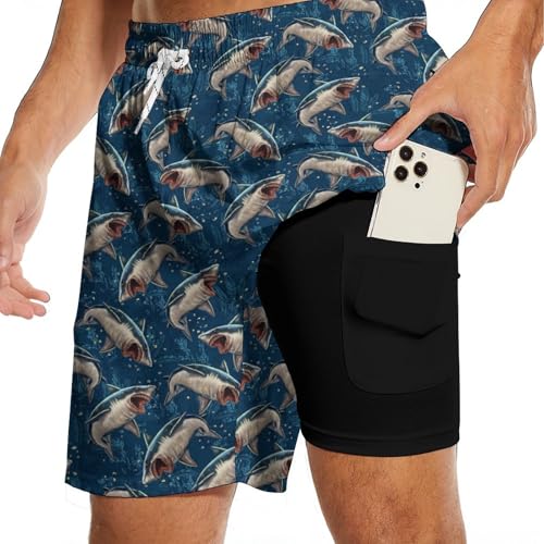 Mens 2 in 1 Bathing Suit Wine Glass Funny Compression Liner Quick Dry Swimwear Men Board Shorts Trending Trunks2