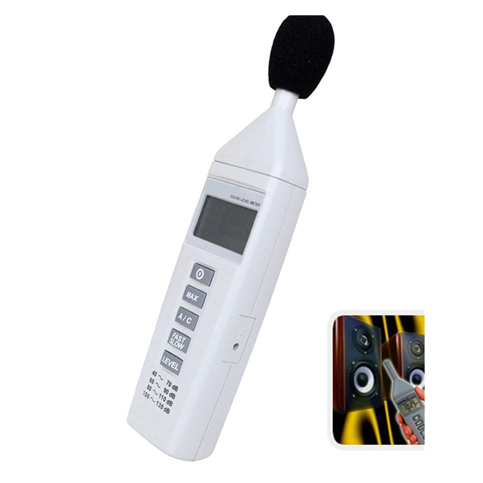 Medidor De Nivel Sonido Ruido Digital Portátil MedicióN Precisa