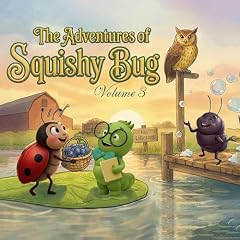 Diseño de la portada del título The Adventures of Squishy Bug