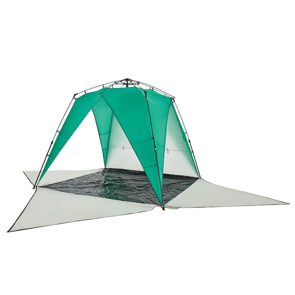 Tenda da spiaggia per 2 persone, con sistema di sgancio rapido, impermeabile, con borsa per il trasporto, verde mare