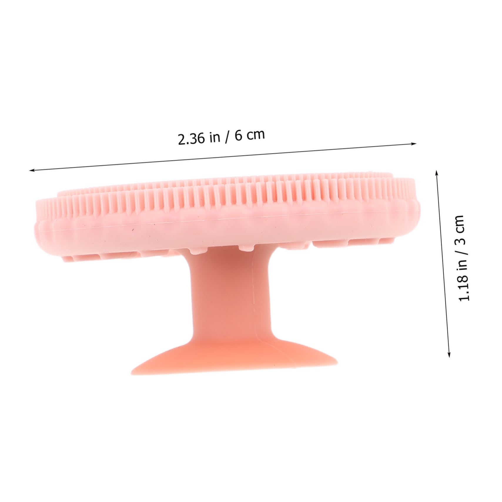 FRCOLOR Dual-use Silicone Facial Scrubber for Women Deep Cleansing Brush Soft Exfoliating Pad for Skin Care Routine