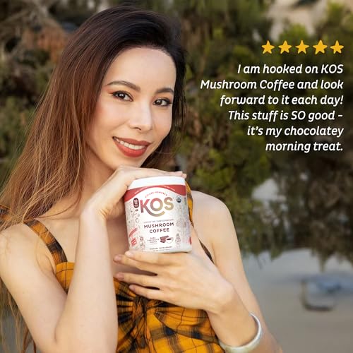 KOS Organic Mushroom Coffee - Dark Chocolate Mocha Flavor - Image 4
