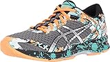 ASICS Men's Gel-Noosa Tri 11 Running Shoe, Carbon/Silver/Hot Orange, 10.5 M US