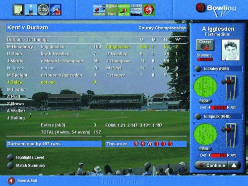 PS1 Playstation 1 PAL international cricket Captain 2000