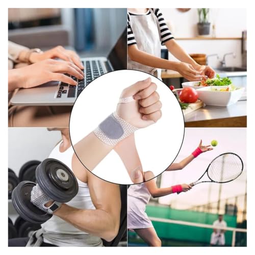 Pulsera y muñeca deportiva con cinta de sujeción ajustable antilesiones 5