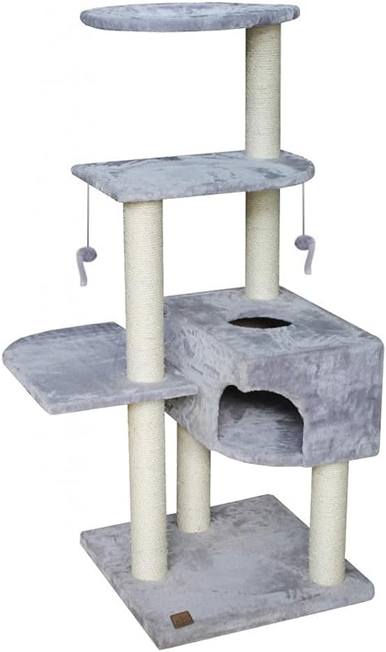 Euopet Bernina International Scratching Tree Classic Climber, 56 X, 56 x 140 cm, Grey