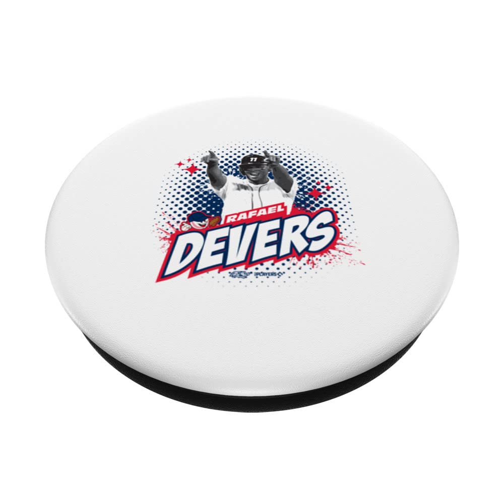 Rafael Devers Boston Baseball Sket One x MLB Players PopSockets Swappable PopGrip, Black - Image 2
