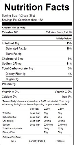Rye Bagel Chips - 1 Lb Tub