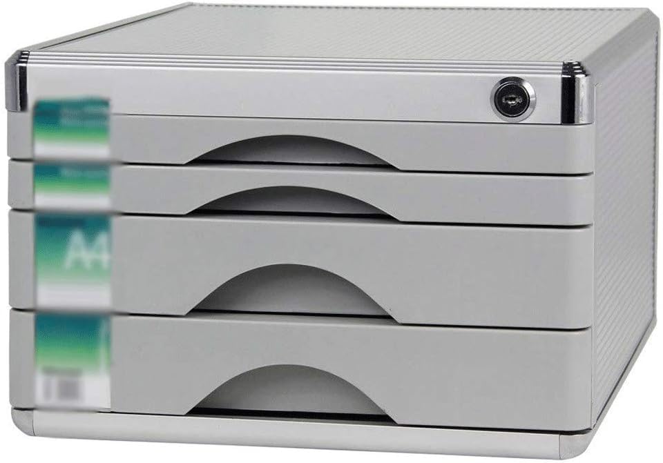 Armadietto da scrivania multistrato con serratura a password, scatola di archiviazione sicura per Office nization File Manager e cassetto tipo nizer