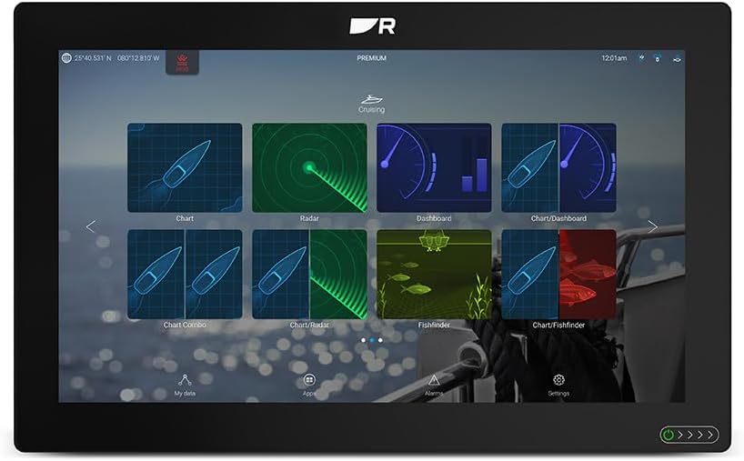 Raymarine Axiom 2 XL 16-15.6" Multifunction Display w/RCR-SD Reader, Alarm Cable