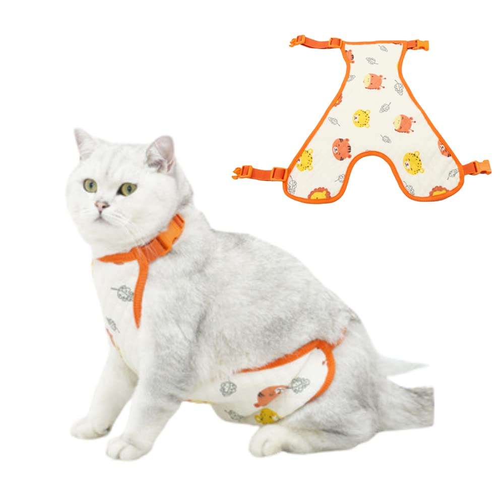 Amazon | MEIAOJIA 犬 猫 術後服 犬猫用 腹巻 男女兼用 ペット術