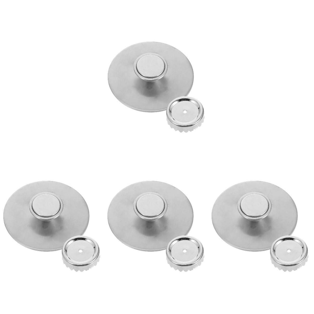 Porte-savon magnétique en acier inoxydable lot de 4 support mural Operitacx