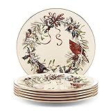 Lenox Winter Greetings 6-Piece Dinner Plate Set