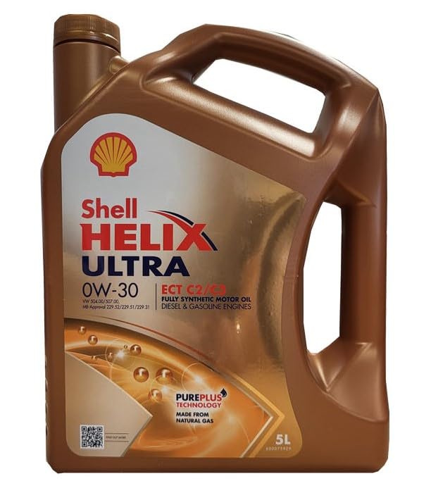 Shell Helix Ultra ECT C2 °C3 0 W30 550042371 Óleo de motor, ouro