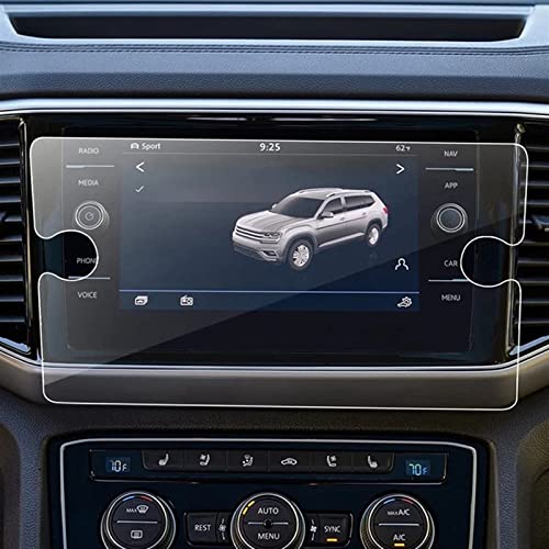 Verre trempé autoradio 8 pouces film protection écran anti-rayures VW Atlas