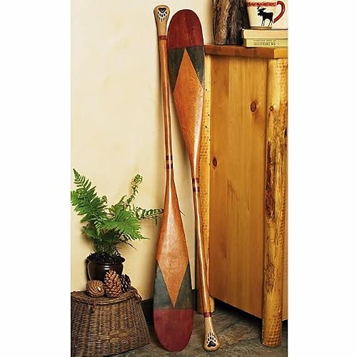 Black Forest Decor Antique Style Canoe Paddle