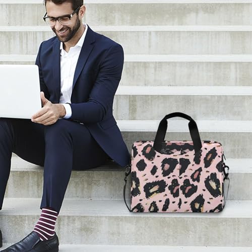 Maletín para portátil 15.6 pulg con estampado leopardo miniatura 3
