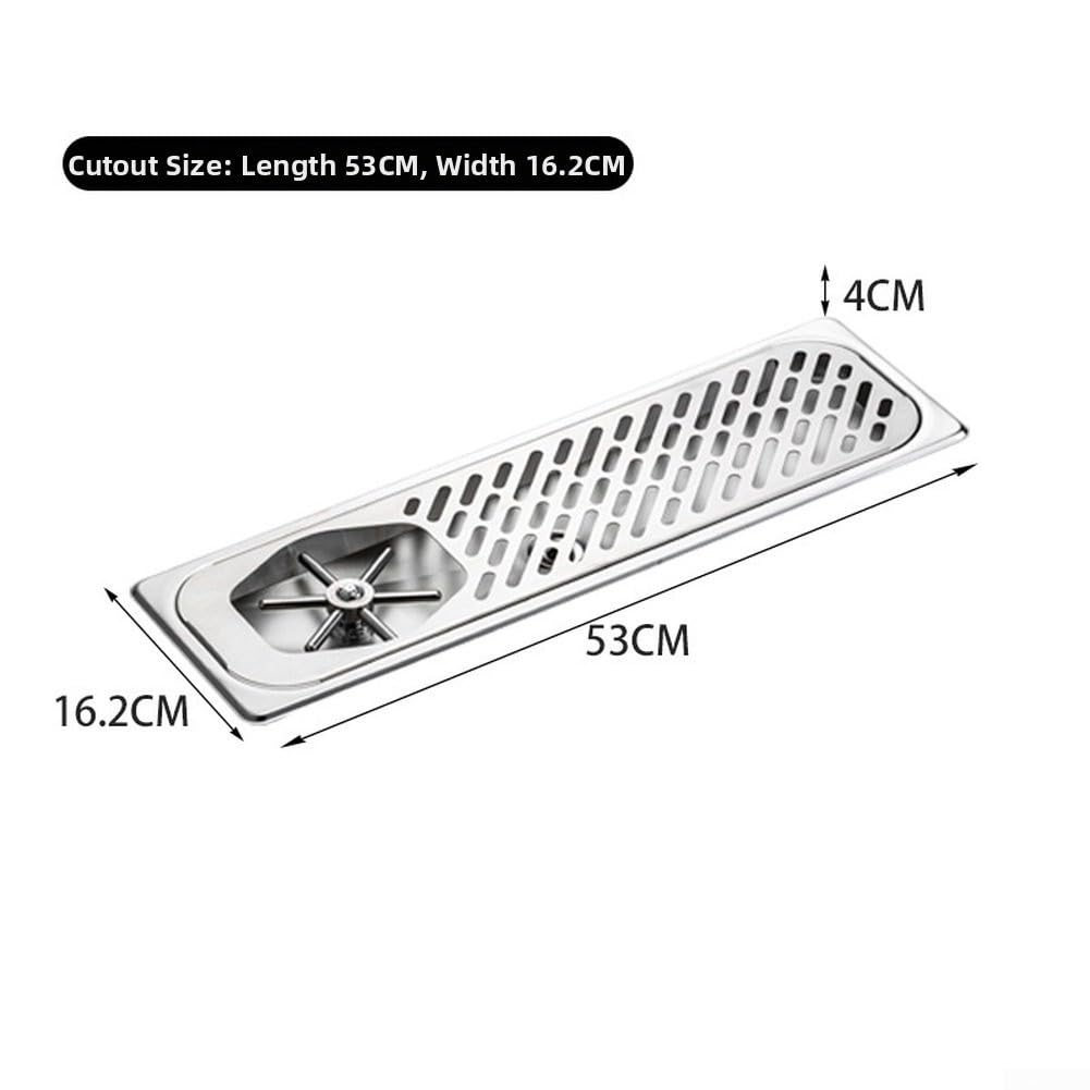 Lavavasos para acero Inoxidable con Bandeja Drenaje Incluida(Slim)