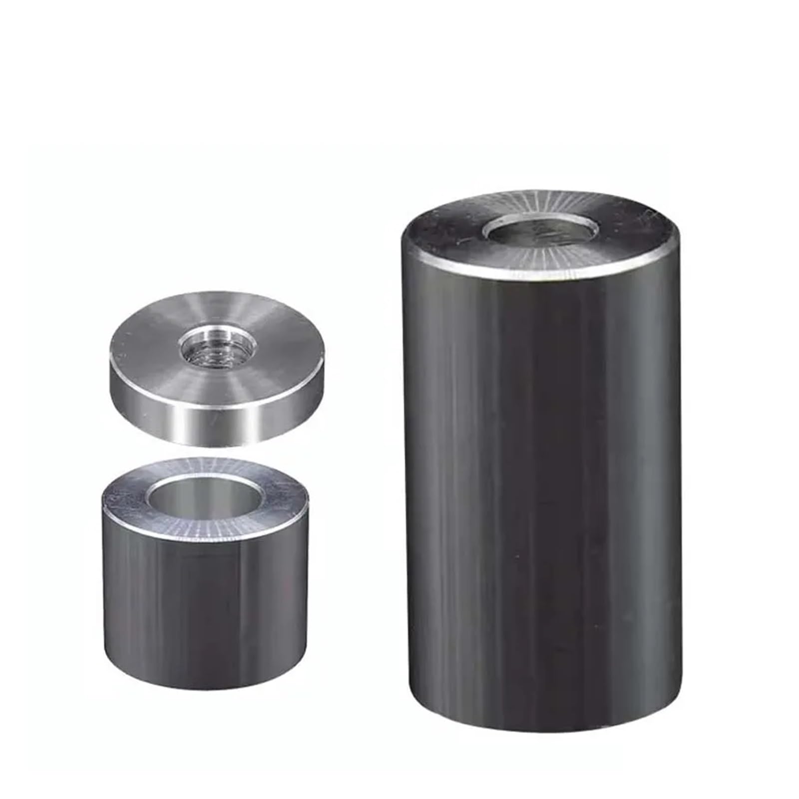Arandelas de casquillo metálico, 10 Uds diámetro 12 16MM junta de buje M6 sin rosca arandela plana espaciador separación hueco(L 20mm,D6.2xD12xL (10pcs))