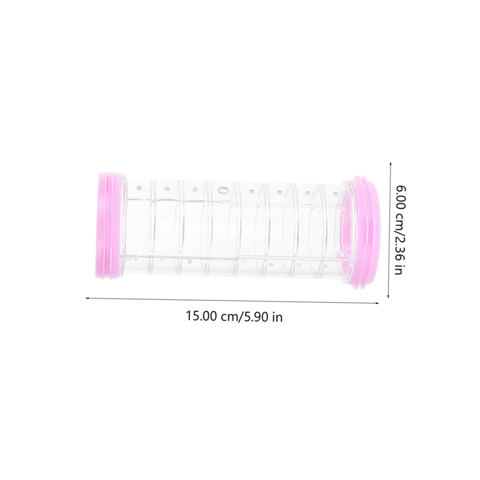 VICASKY 32 Stck. Teiliges Hamsterkäfig Zubehör DIY Transparentes Röhrensystem Robustes Außentunnelspielzeug für Hamster Eichhörnchen Igel Einfach zu Montieren Erweiterbar