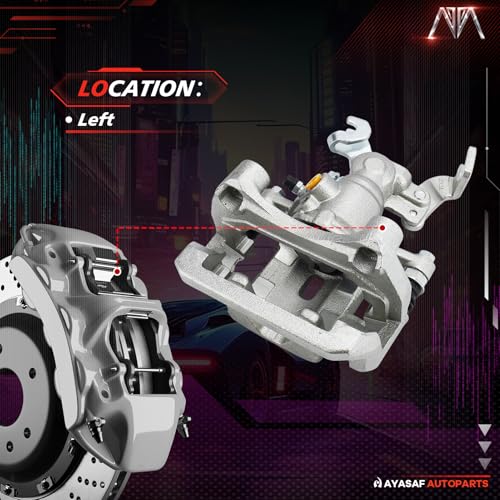 Image of 18B5002 Rear Left Disc Brake Caliper Assembly with Hardware